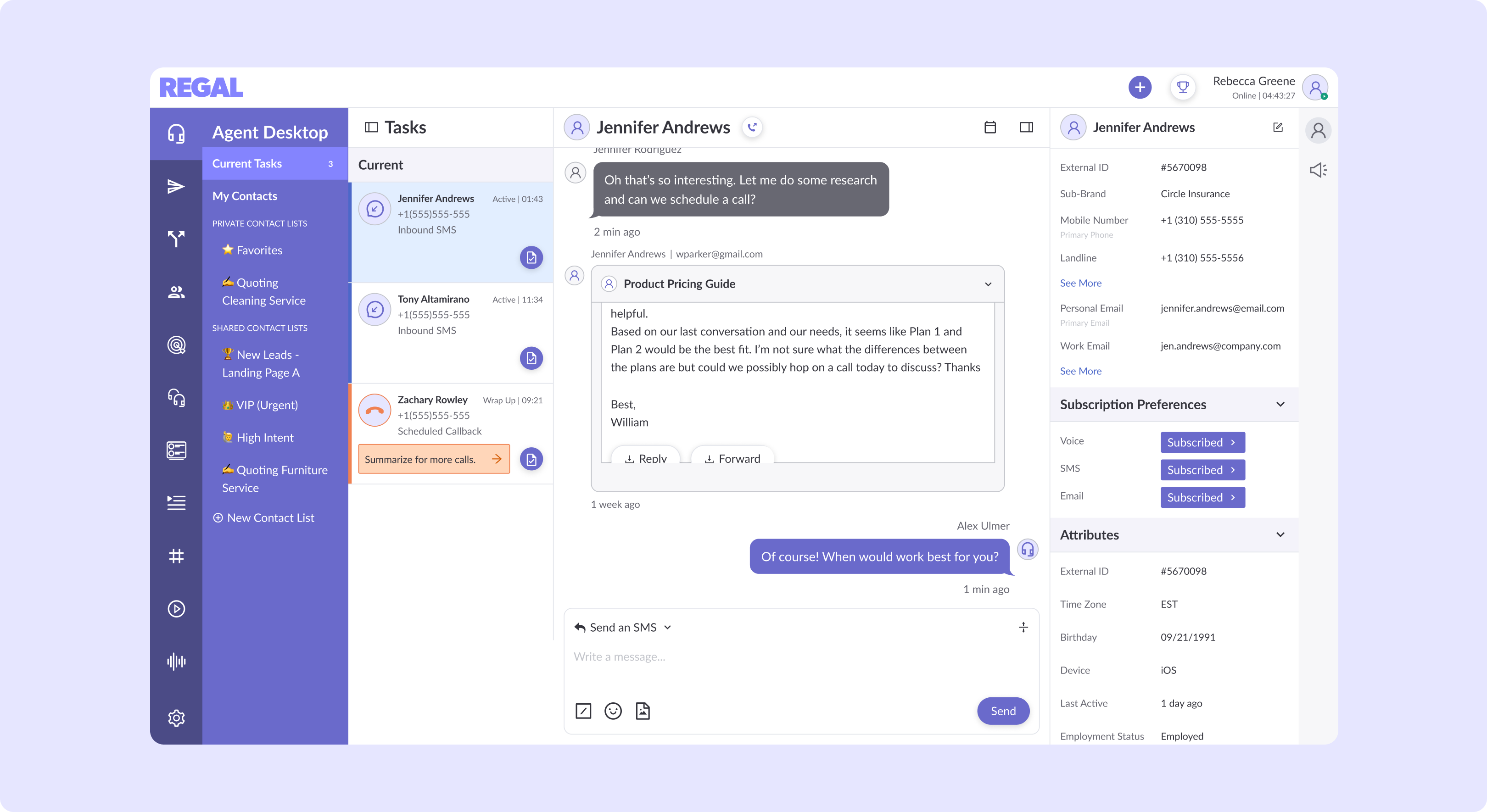 Agent Desktop Facelift