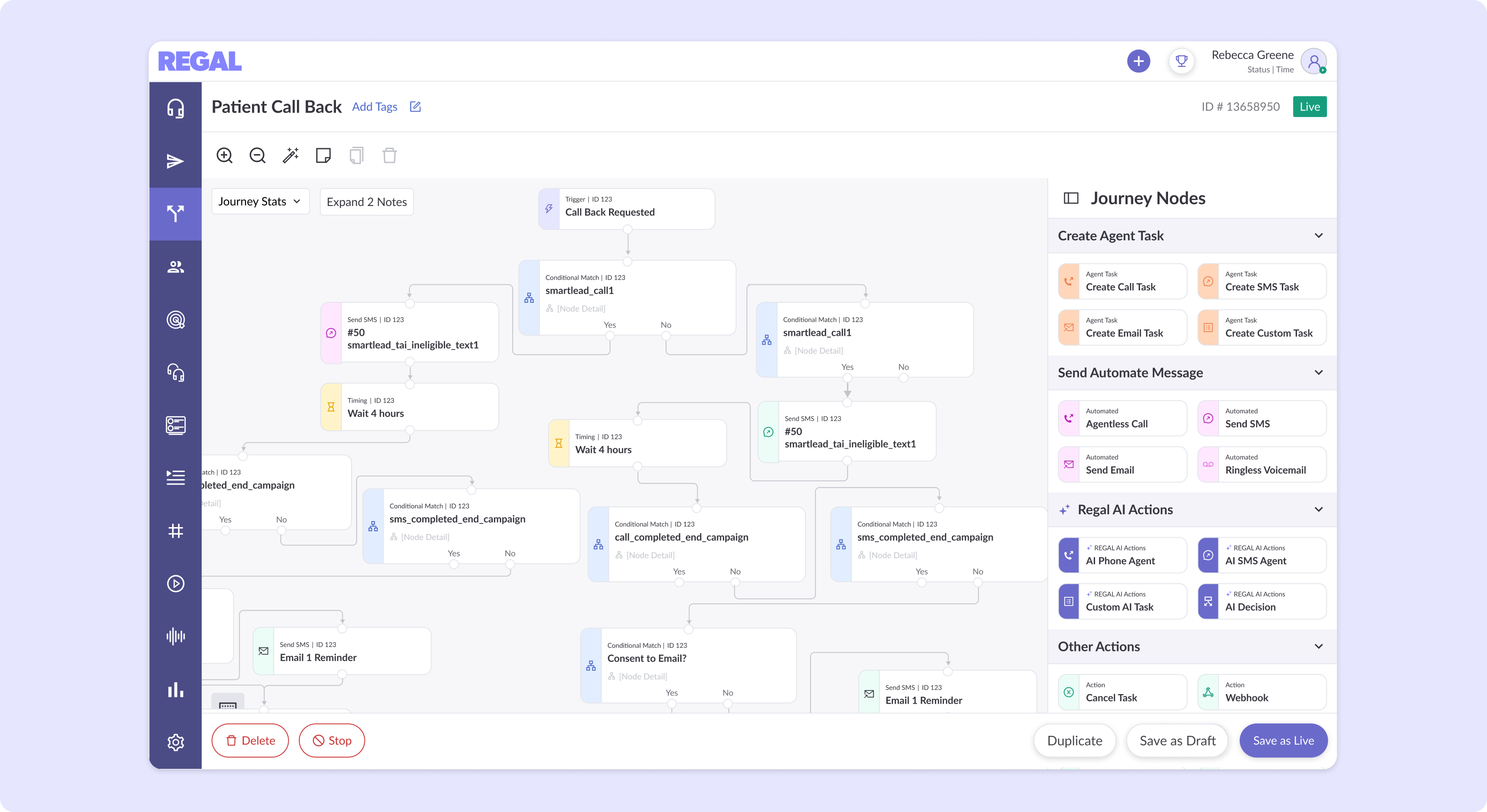 Self-Serve Journey Builder